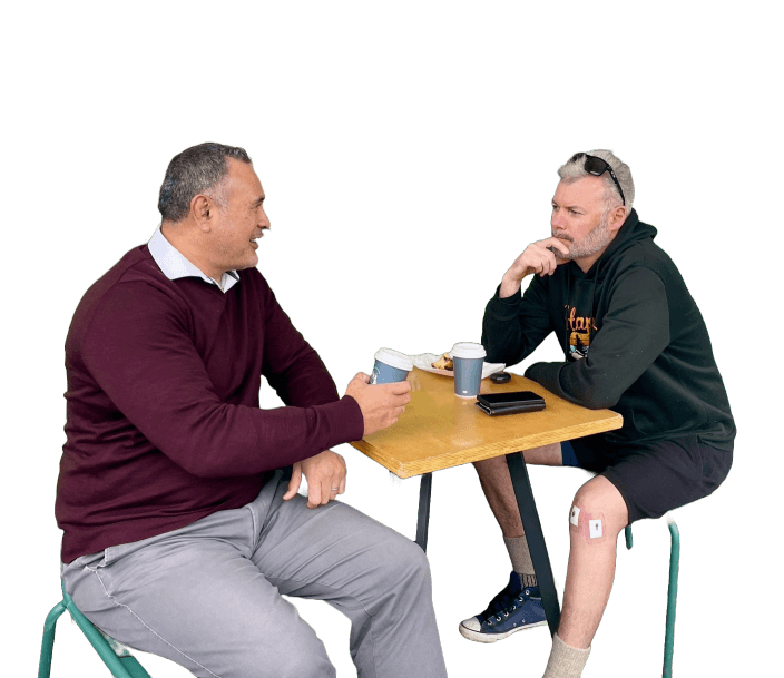 Transparent Image of a Client Chat