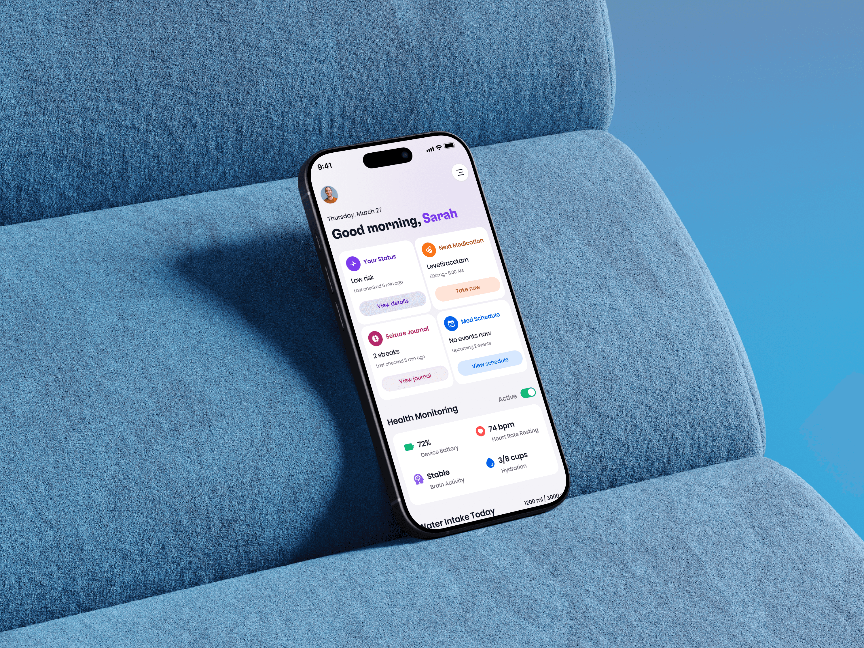 Two iPad Pros displaying a landing page analytics website