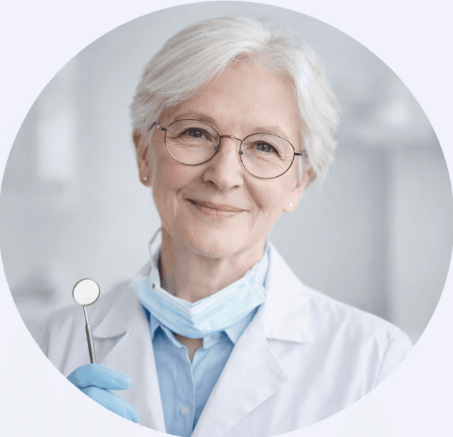 dentist talking on the phone