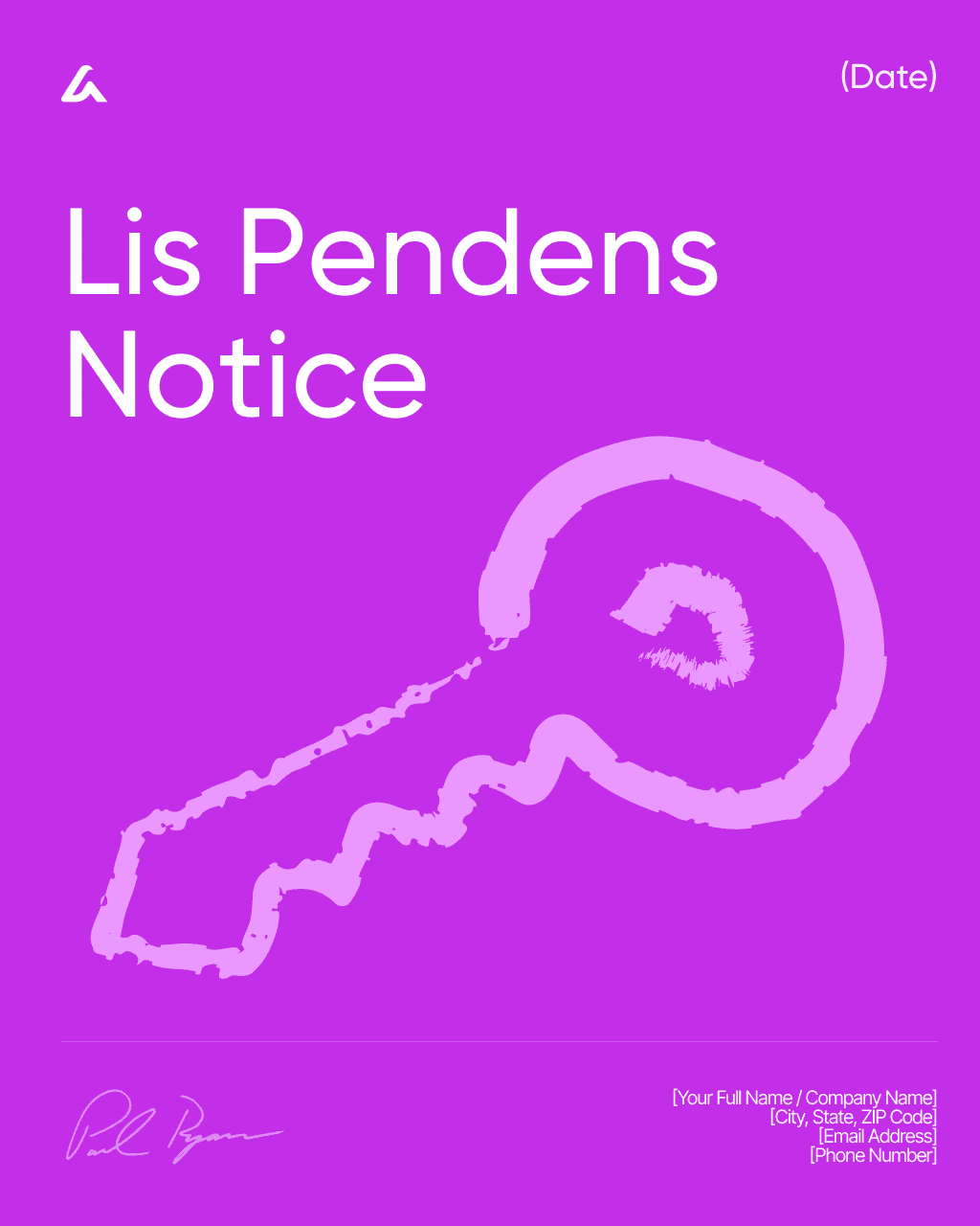 Lis Pendens Notice