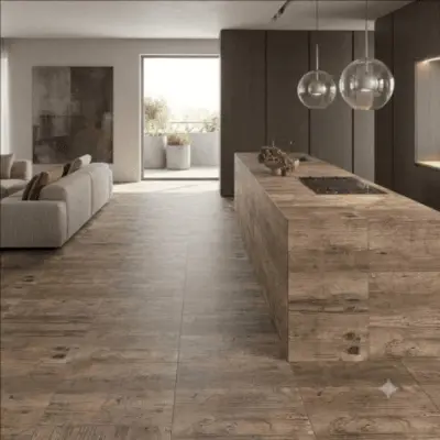 Porcelanato Cardón Roble 58×58 San Lorenzo, segunda vista