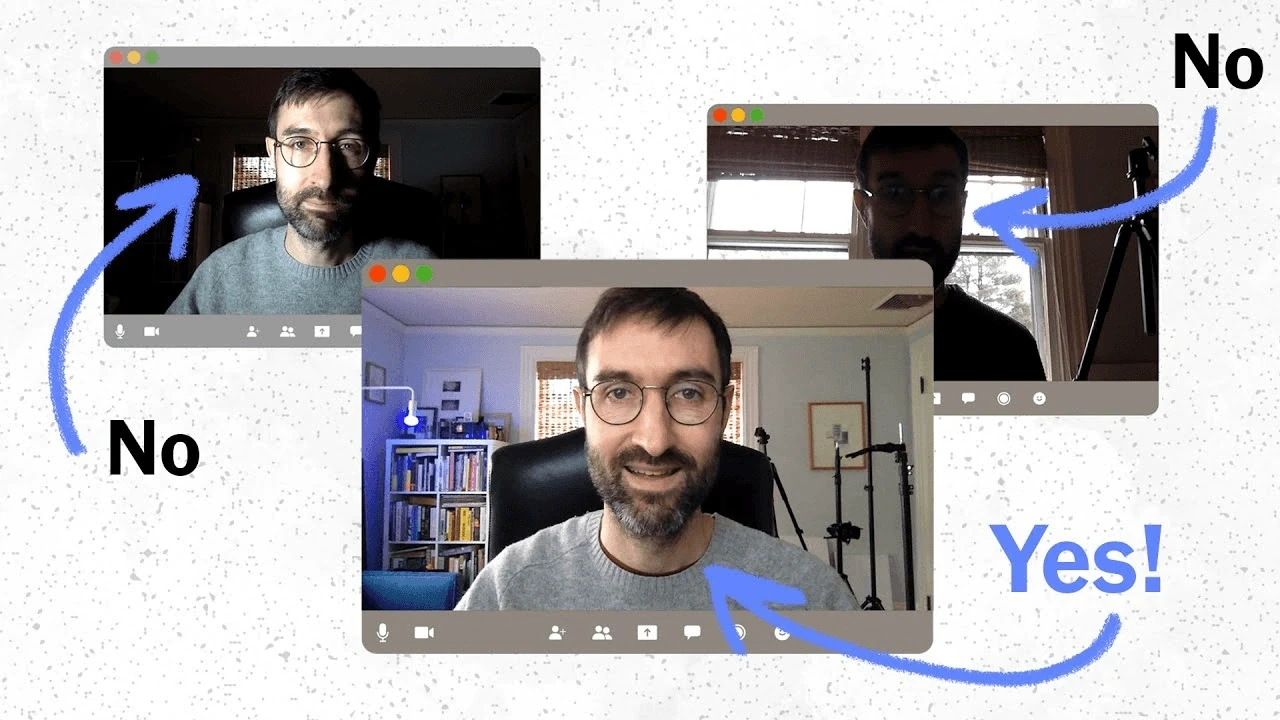 Multiple virtual meeting participants in online conference