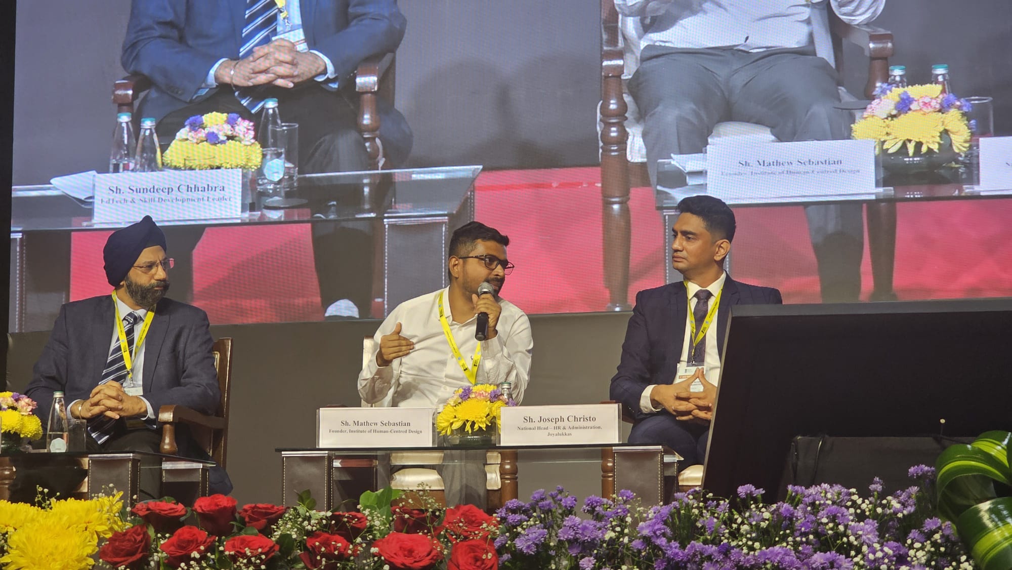 Mathew Sebastian on the Design panel at the 4th CBSE National Summit