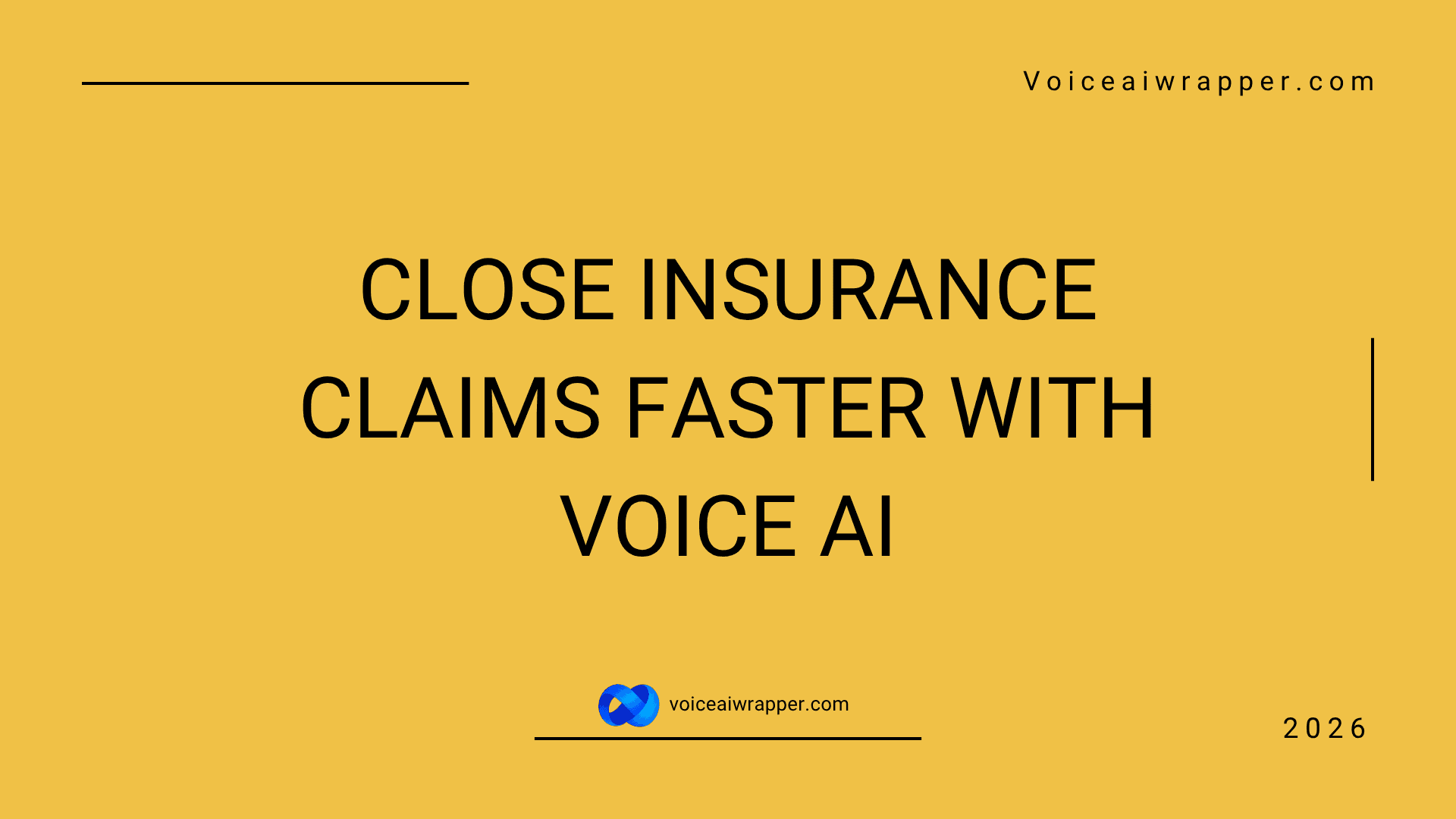 VoiceAIWrapper 2026 insights cover on AI claims processing for improving insurance customer experience | VoiceAIWrapper.