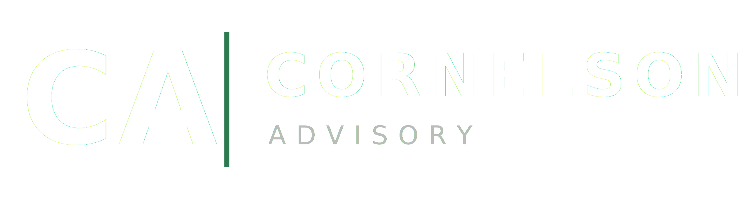 Company logo in white