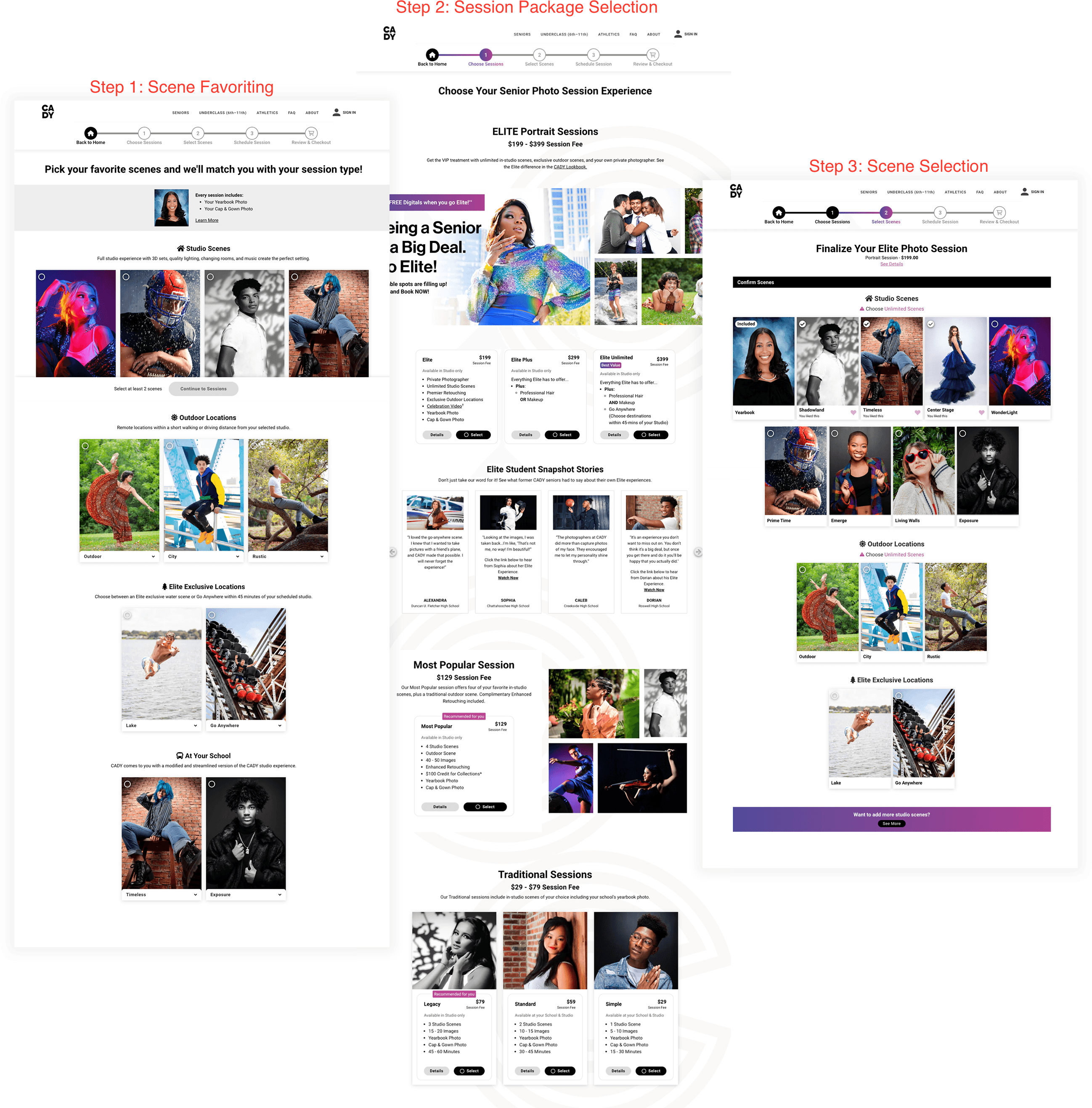 Cady Booking Website