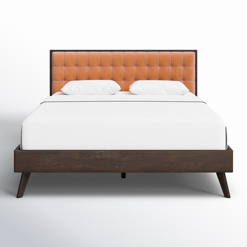 Experience superior quality with the abril upholstered platform bed, crafted for durability and style.