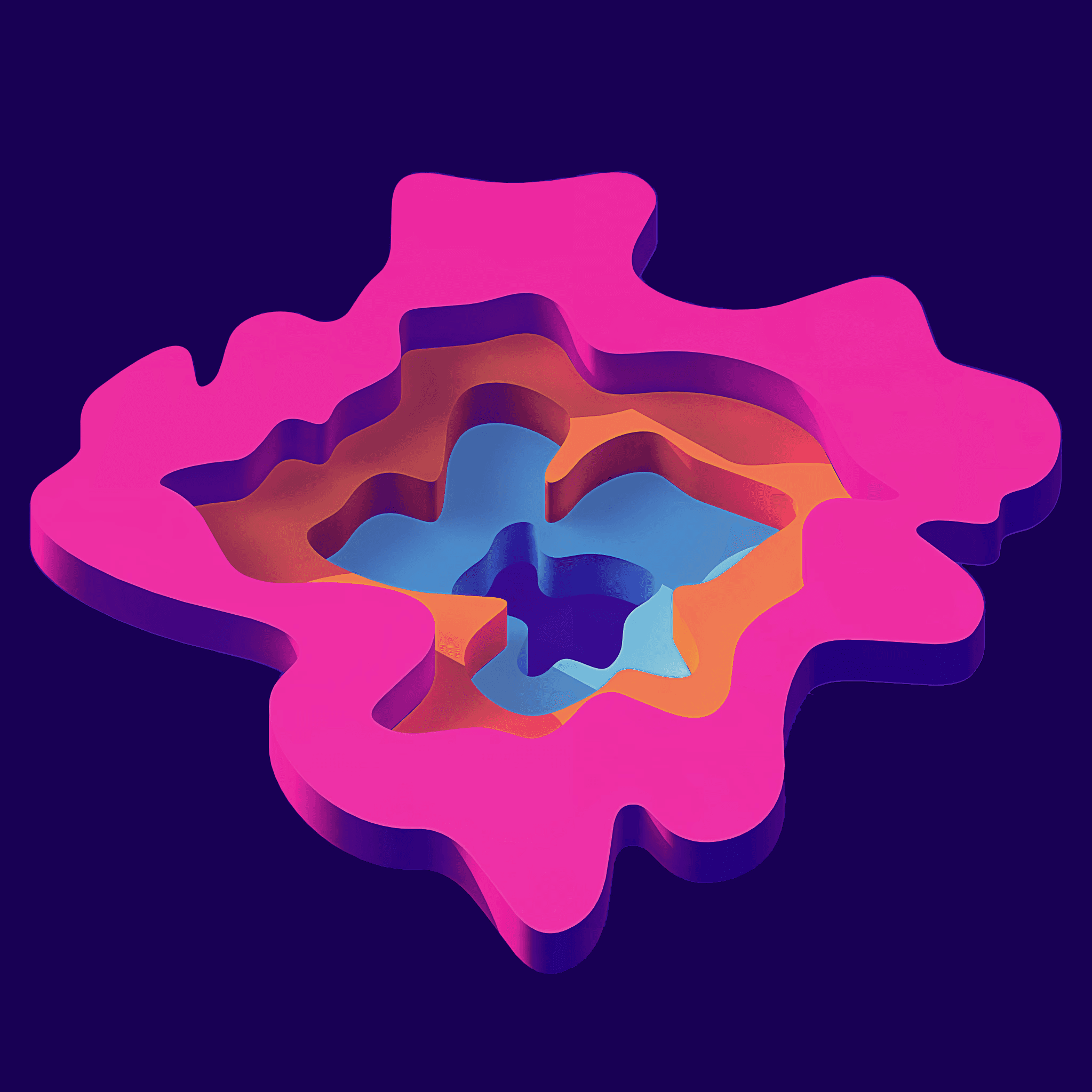 Logo design on display