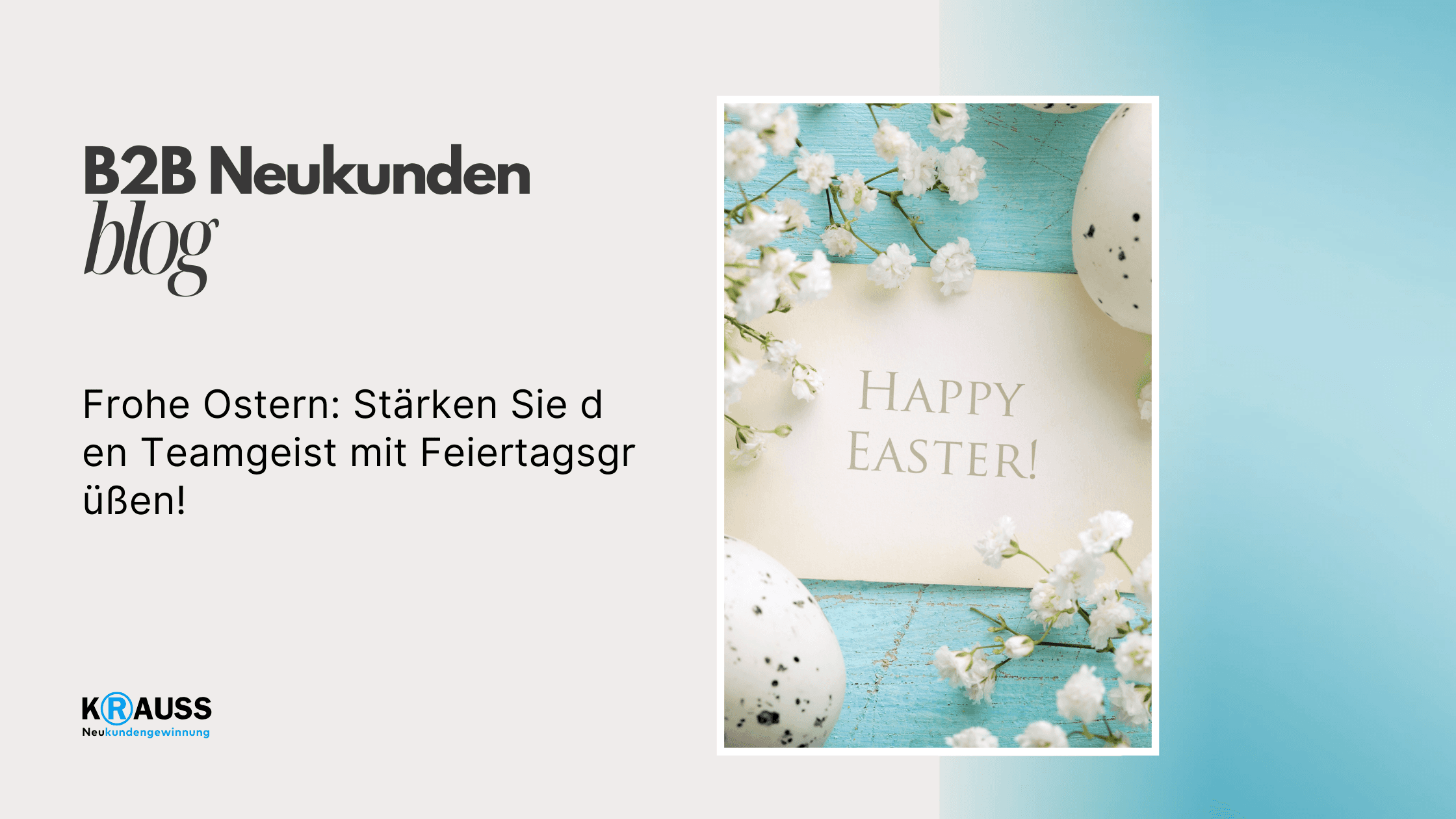 Frohe Ostern: Stärken Sie den Teamgeist mit Feiertagsgrüßen!