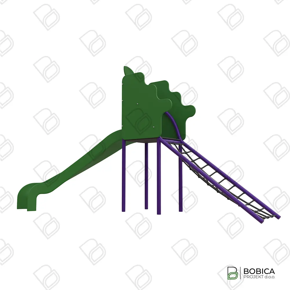 Tobogan s mrežom savijeni "ZigZag"