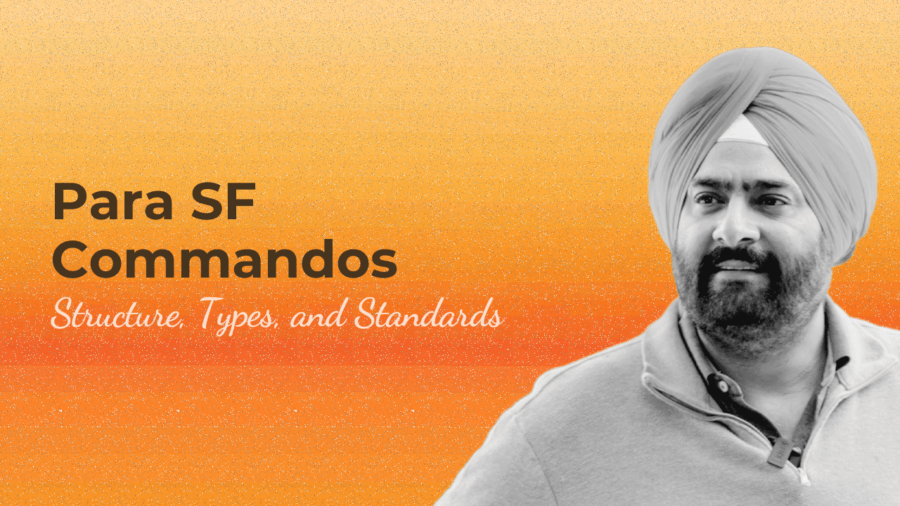 Para SF Commandos: Structure, Types, and Standards