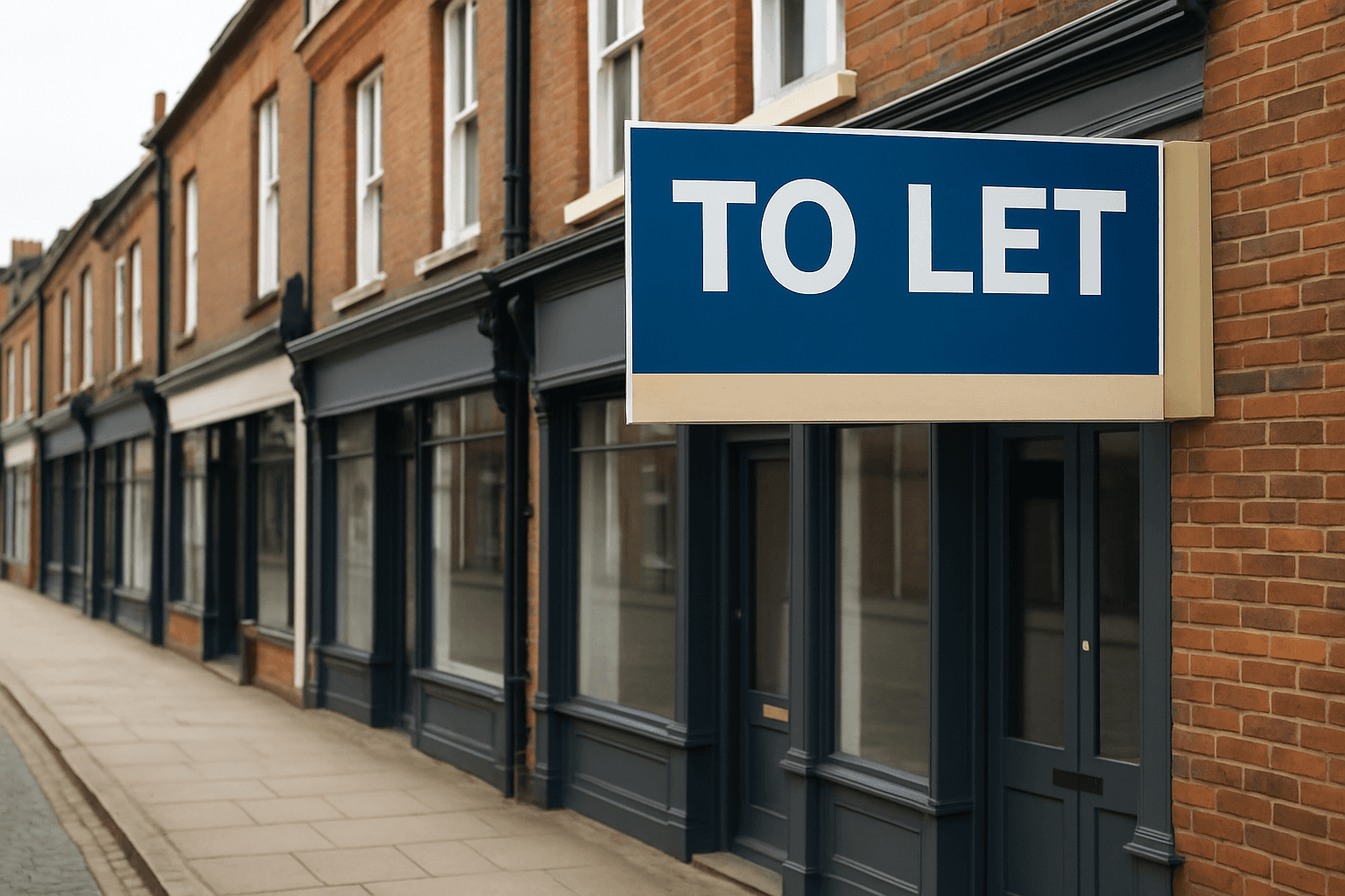 commercial property with a to let sign