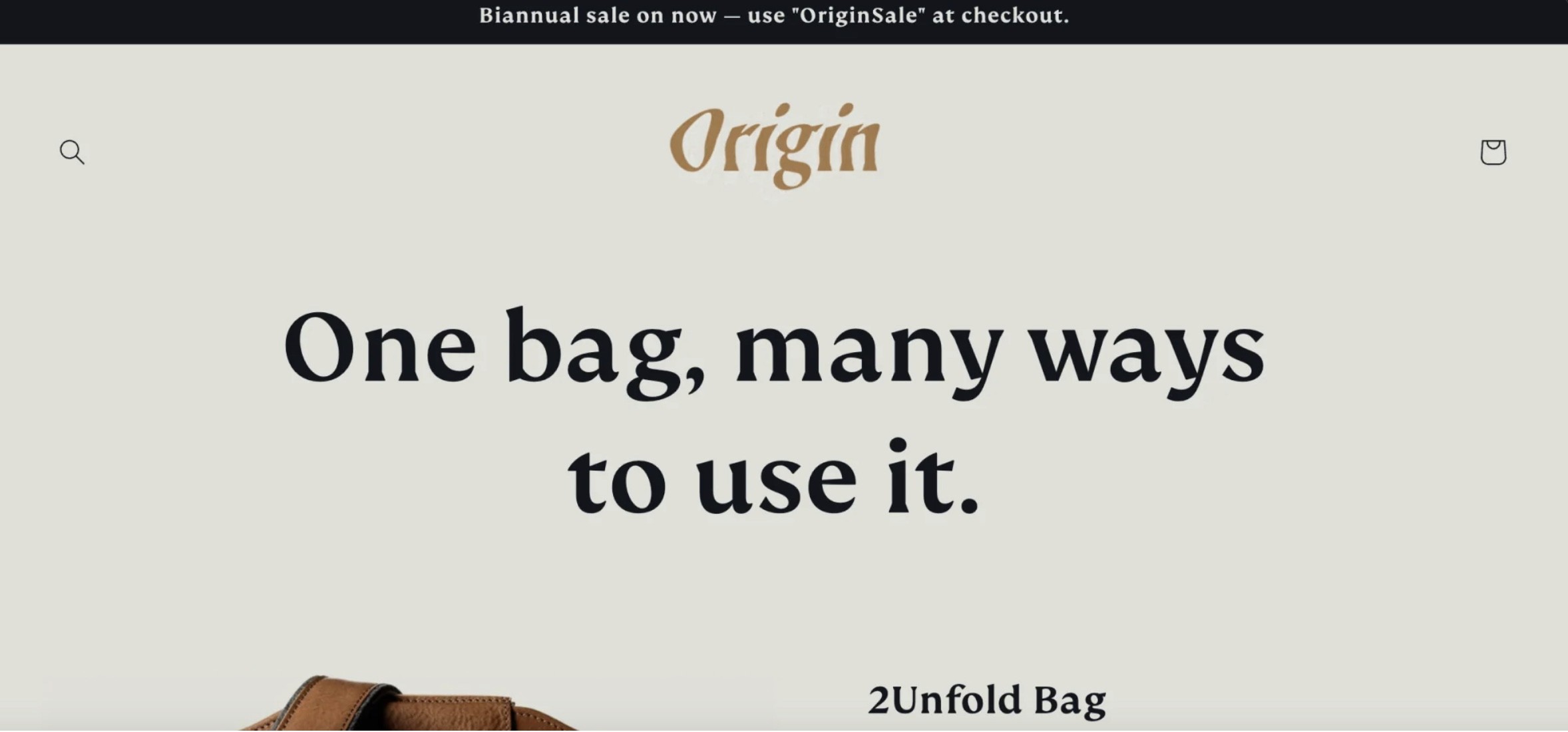 origin shopify theme