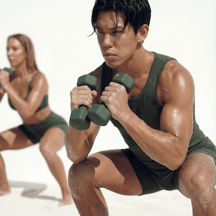 Intense functional training session at MokoSweat designed to clear the mind and build resilience.