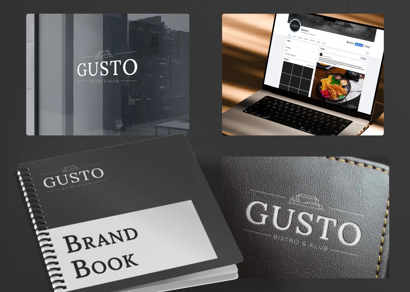 Samples of work from Branding field.