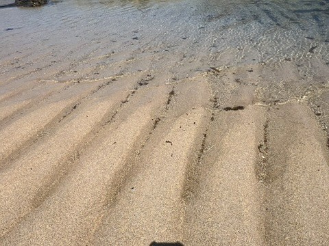 blue sky and white clouds over the sea
