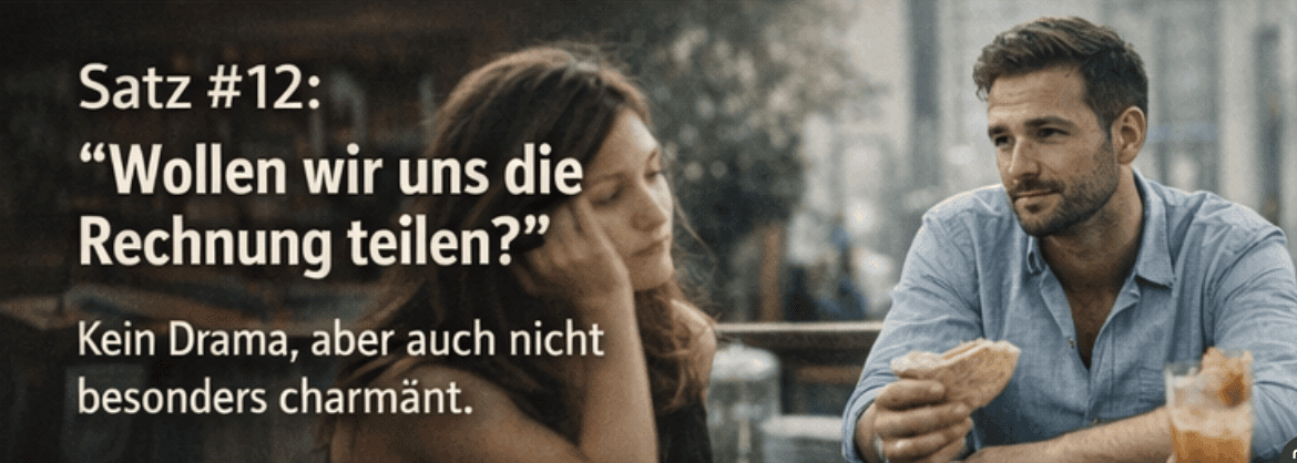 eine frau ist neben einem mann abgebildet, die frau sieht genervt aus