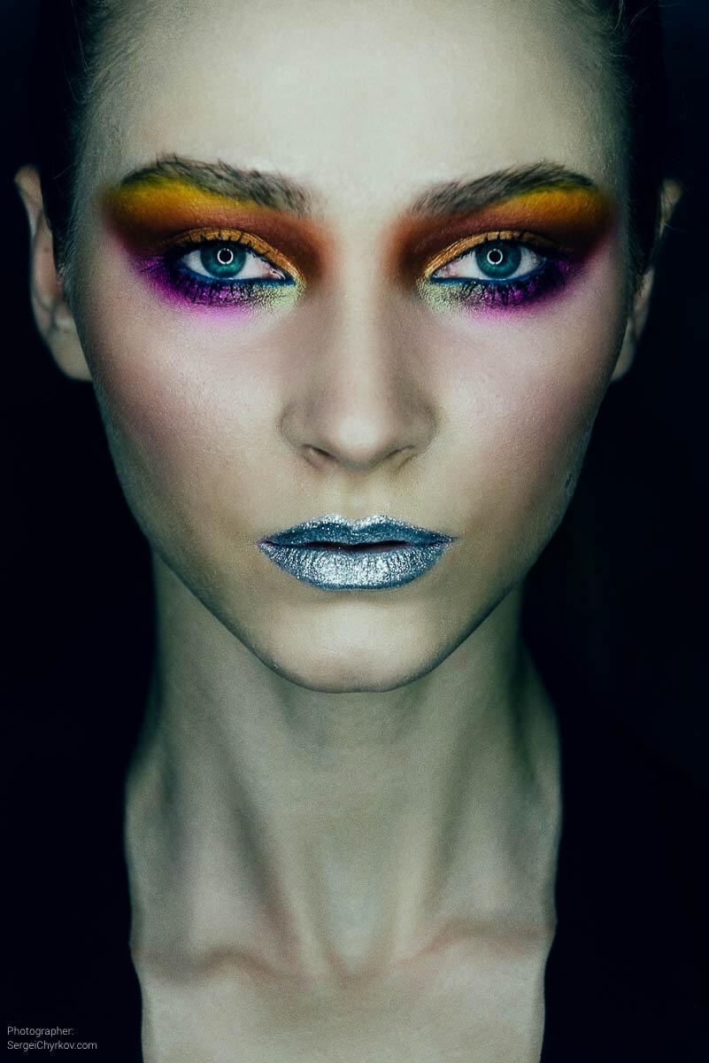 Make-up: Denis Kartashev. Photographer: Sergei Chyrkov. Макияж: Денис Карташев. Фотограф: Сергей Чирков.