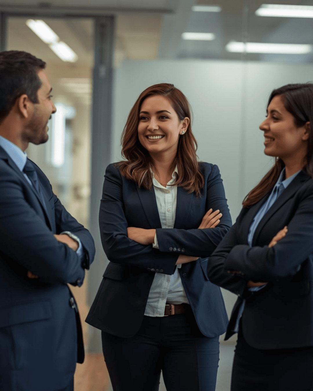 business women reading document