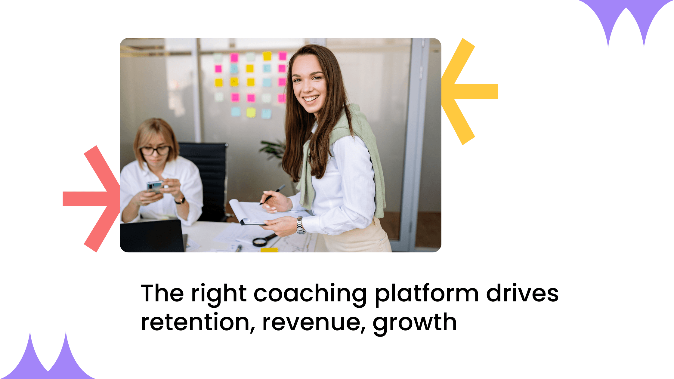 Coach working with a client while evaluating coaching platforms that improve retention, revenue, and business growth