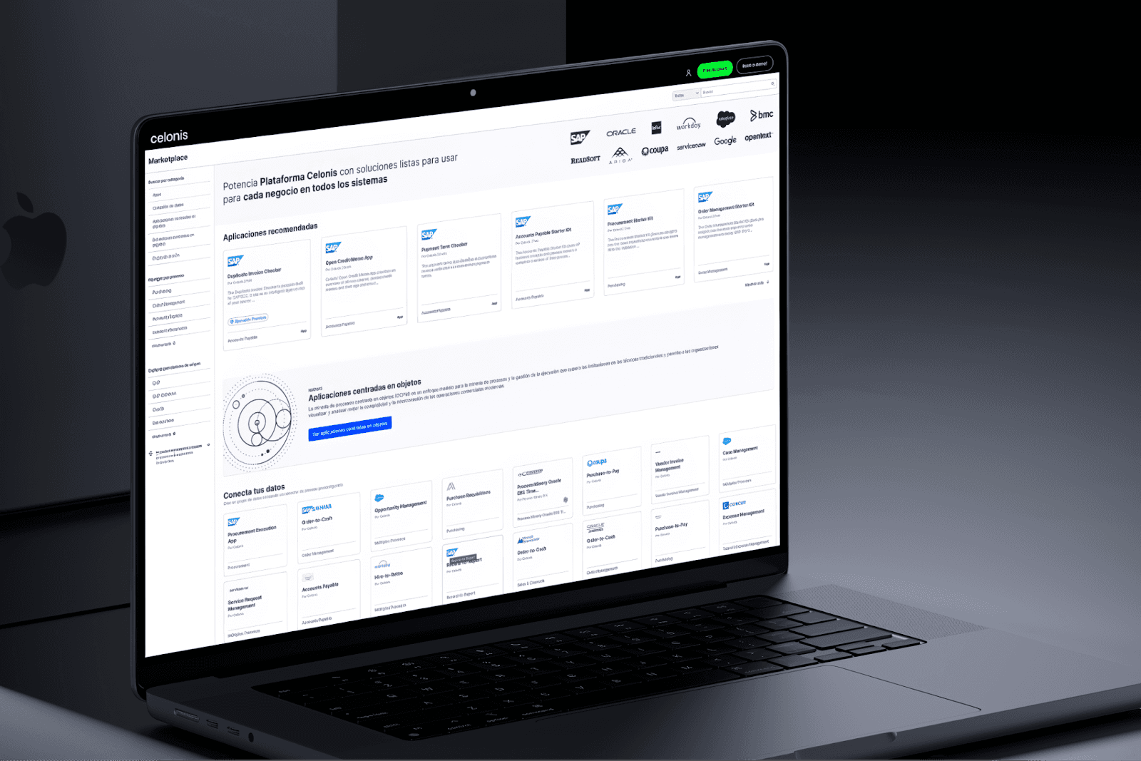 Celonis's application for discovering and analyzing business workflows