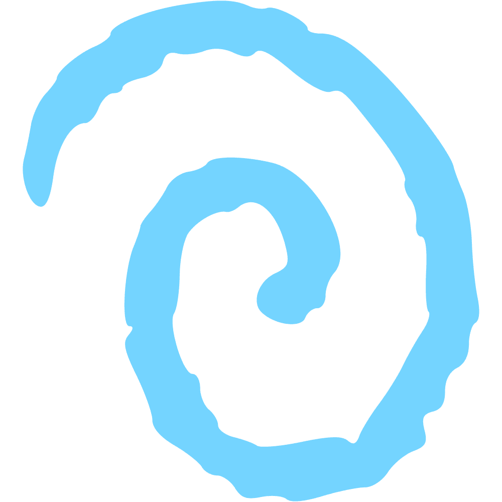 Spiral scribble graphic