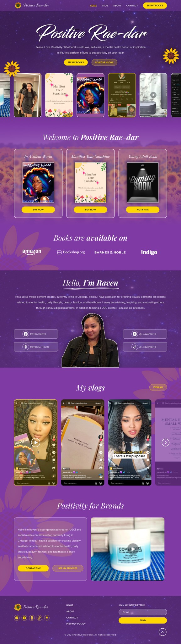 Home Page (Desktop Version)