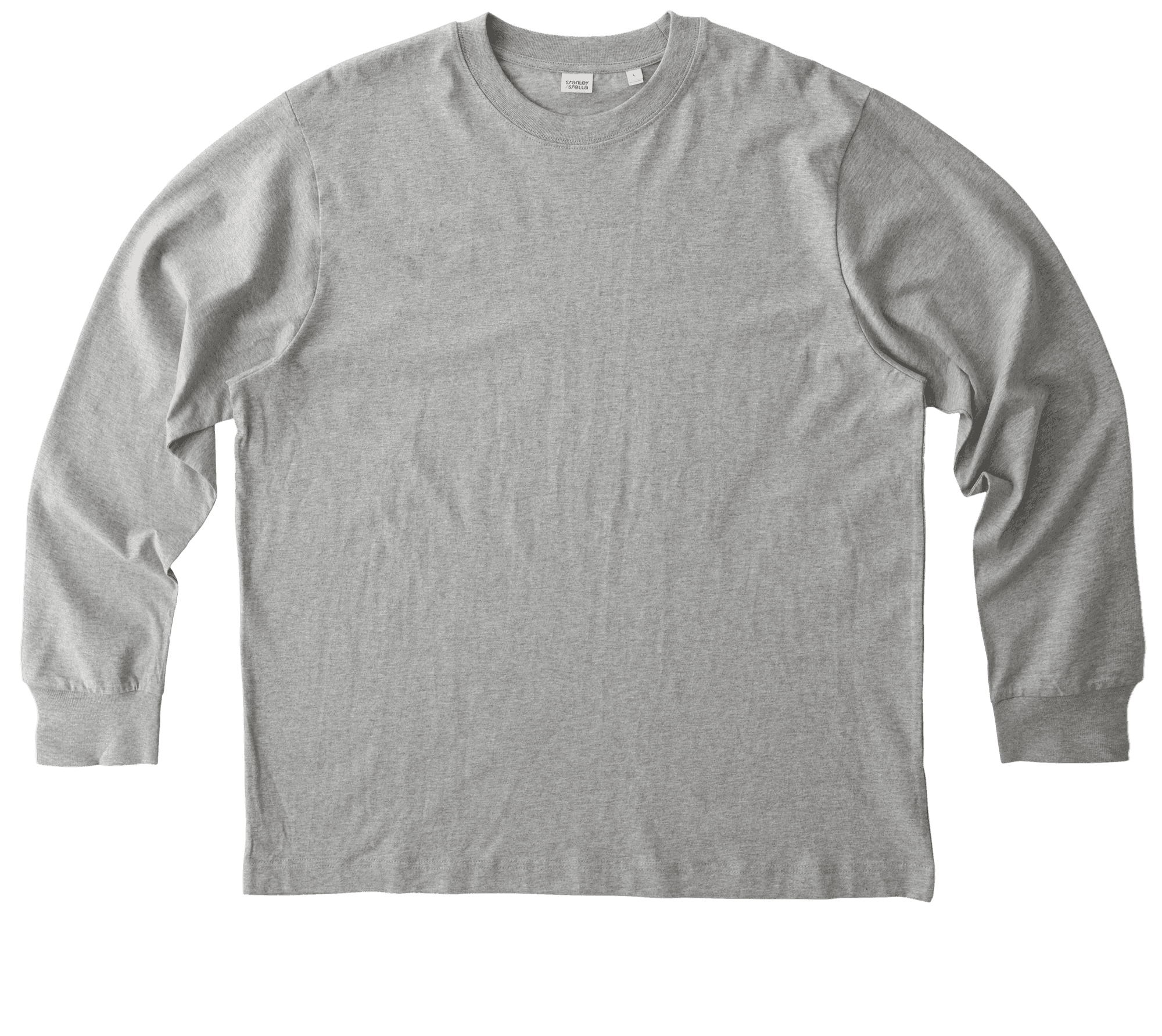 A grey Stanley/Stella Unisex Freestyler Heavyweight Long Sleeve Tee.