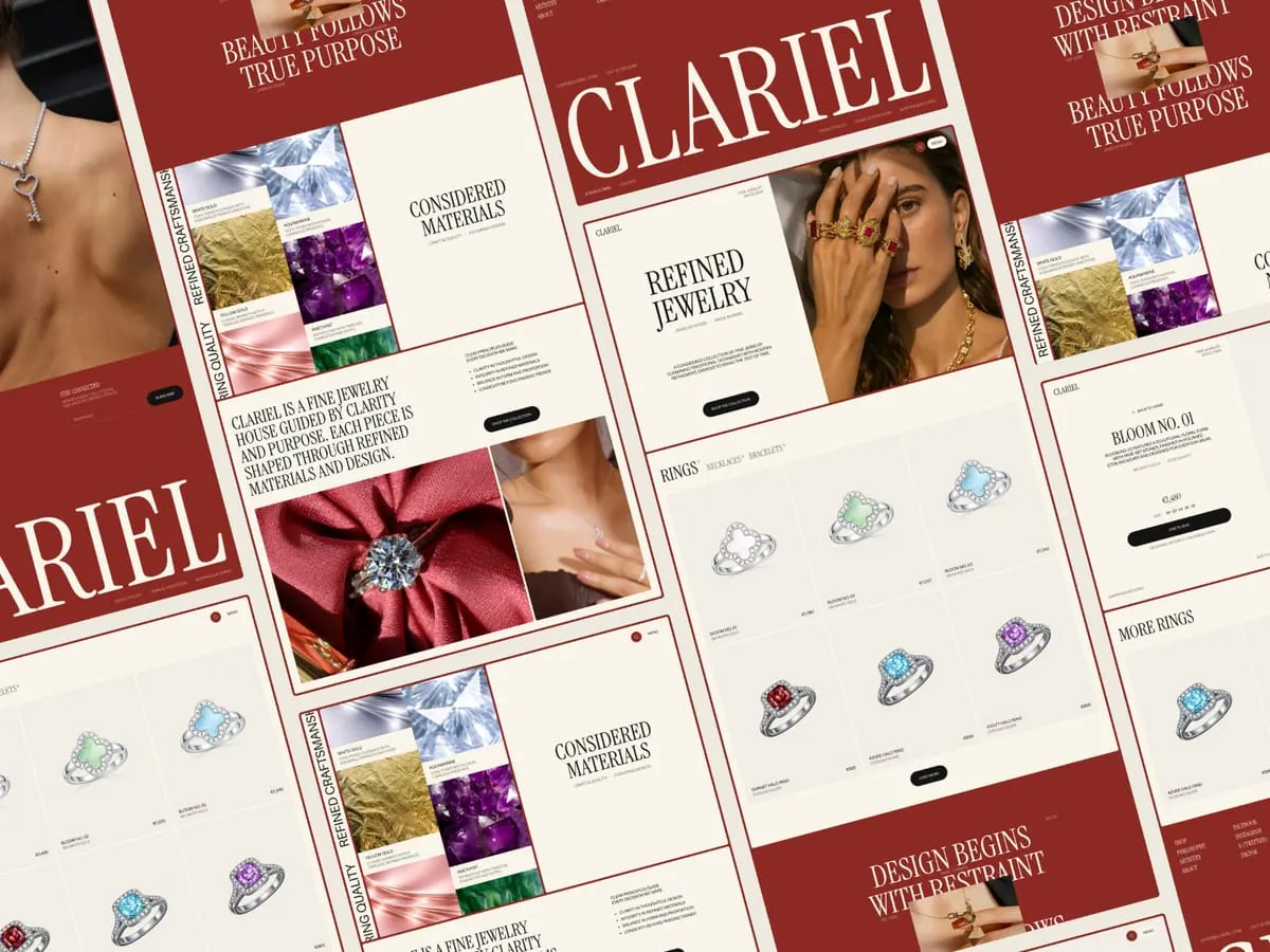 detail image 3 of the clariel framer website template