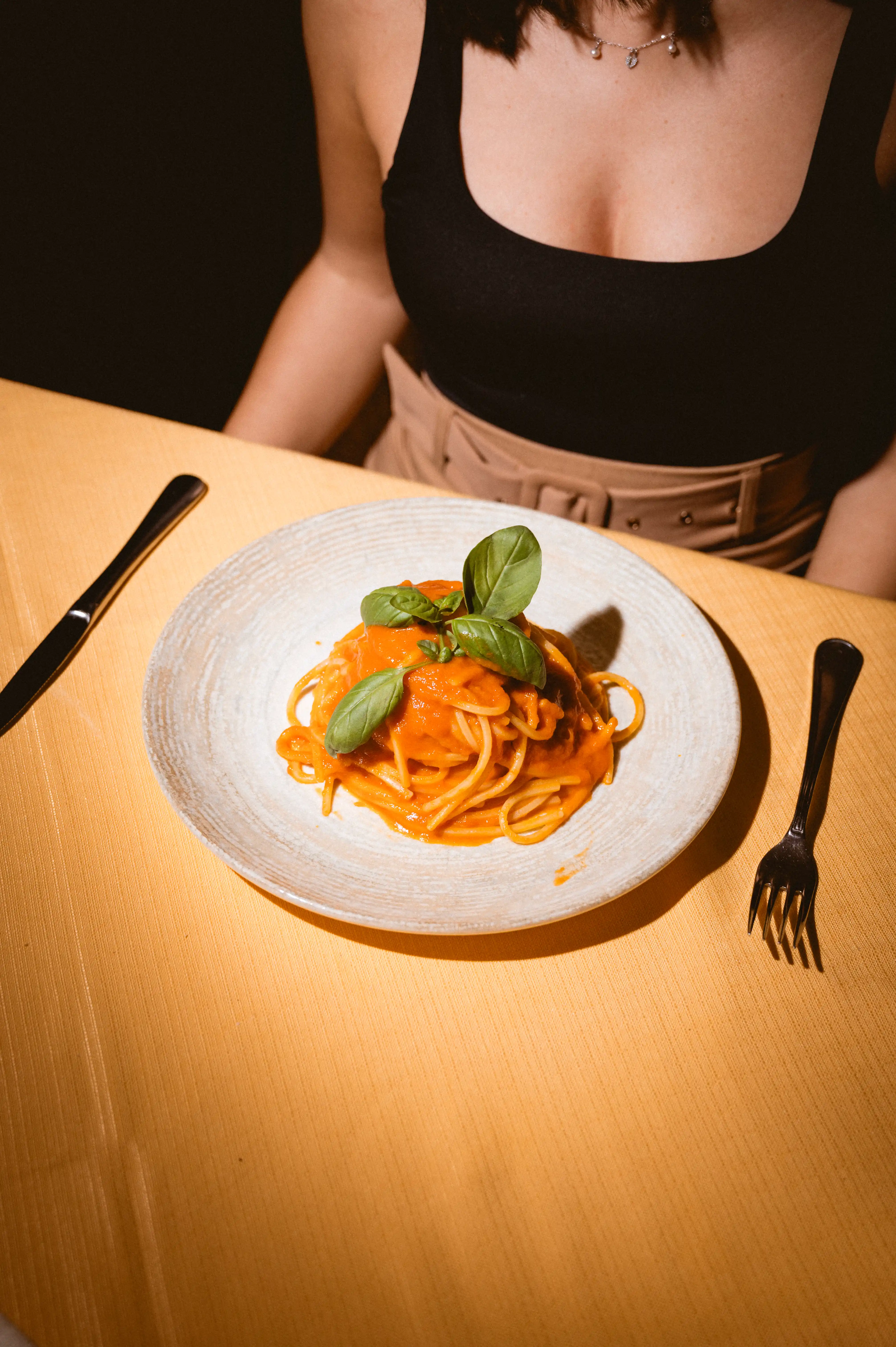 Spaghetto pomodoro e basilico