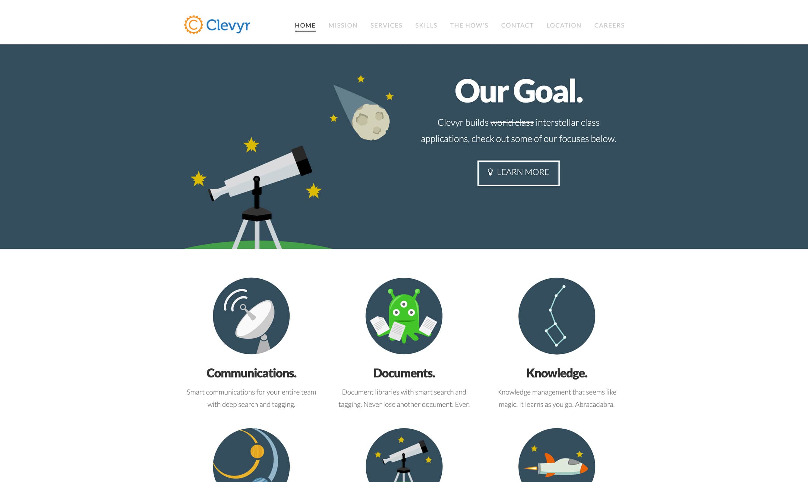 Old Clevyr Website