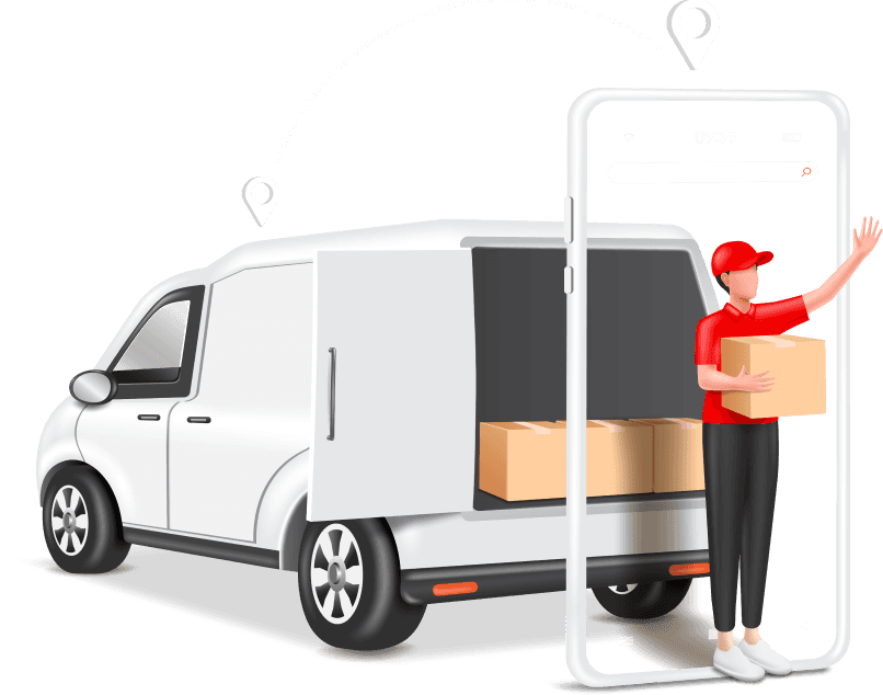 A graphic about Extra Space shipping company in Dubai. 