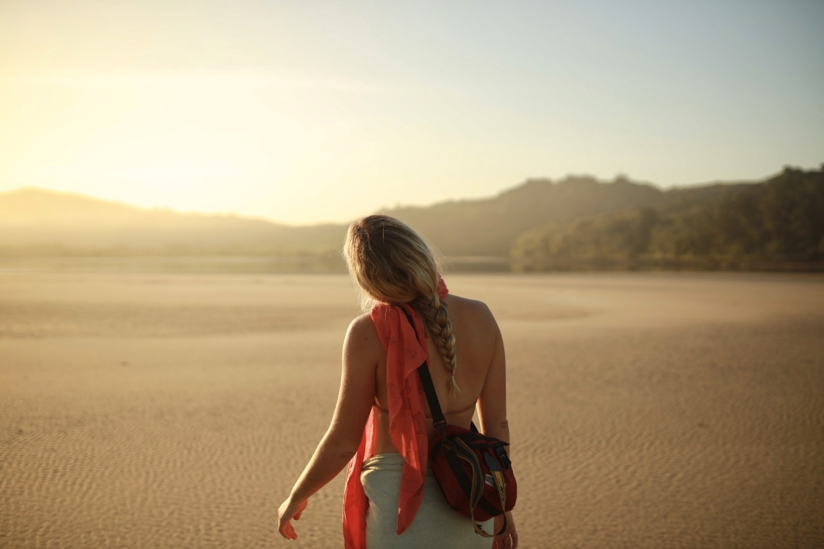 a blurry photo of a person standing in front of a wall
