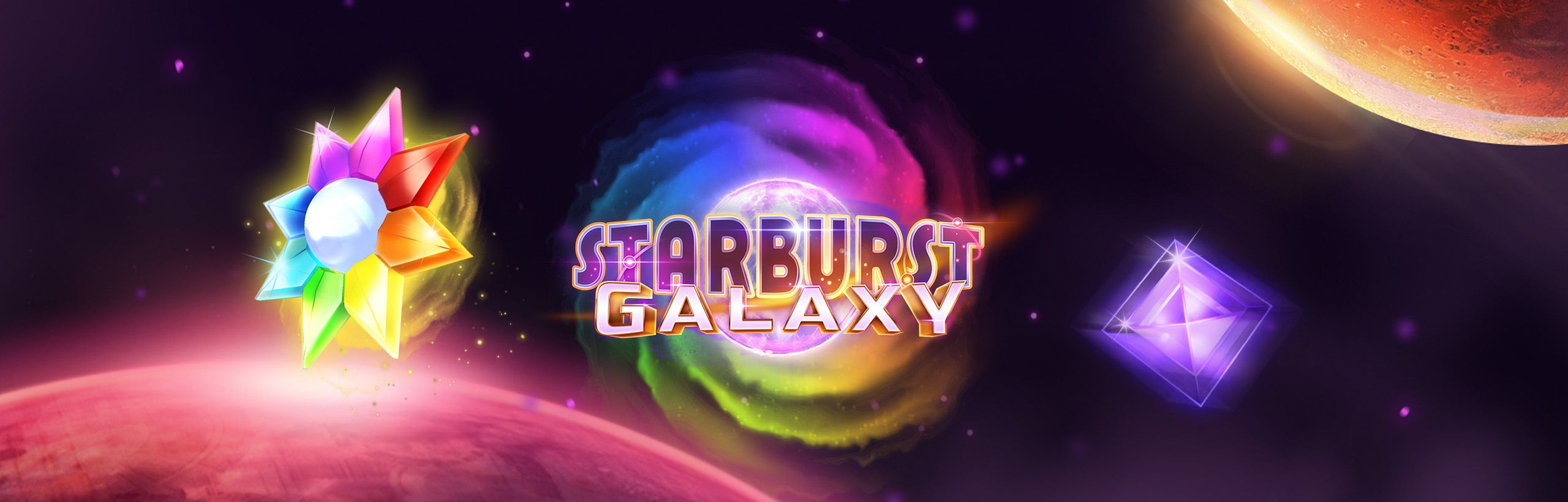 Starburst Galaxy - visuel officiel NetEnt
