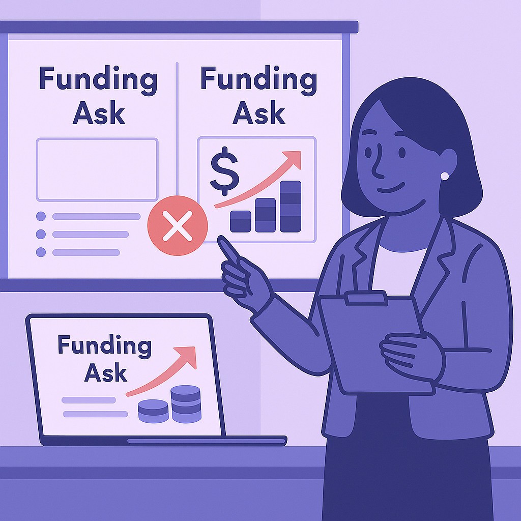 Not Including a Clear Funding Ask