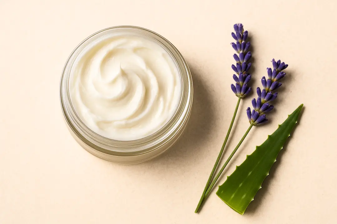 Anti Aging Gesichtscreme Lavendel Aloe Vera
