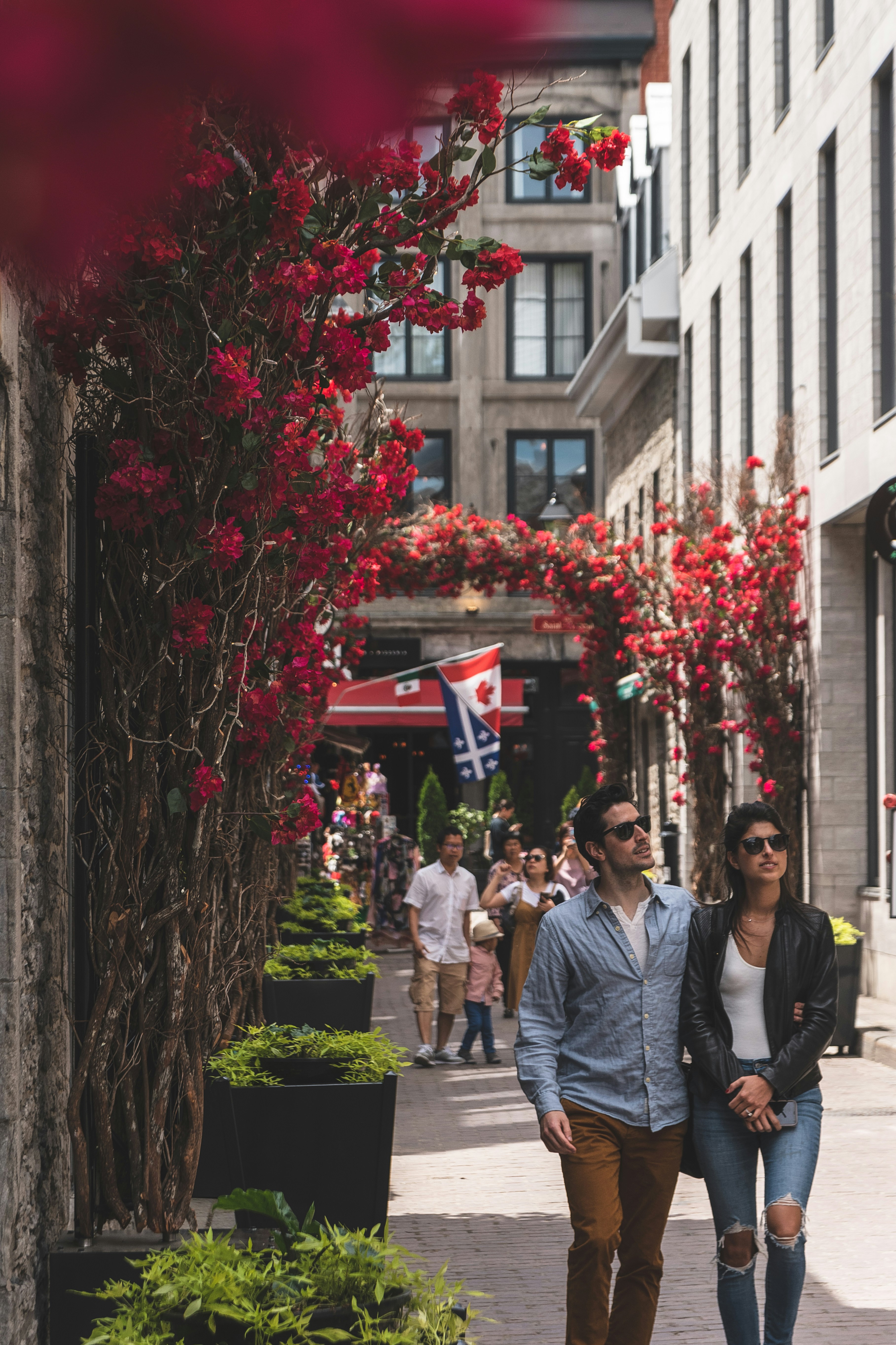 lovers walking