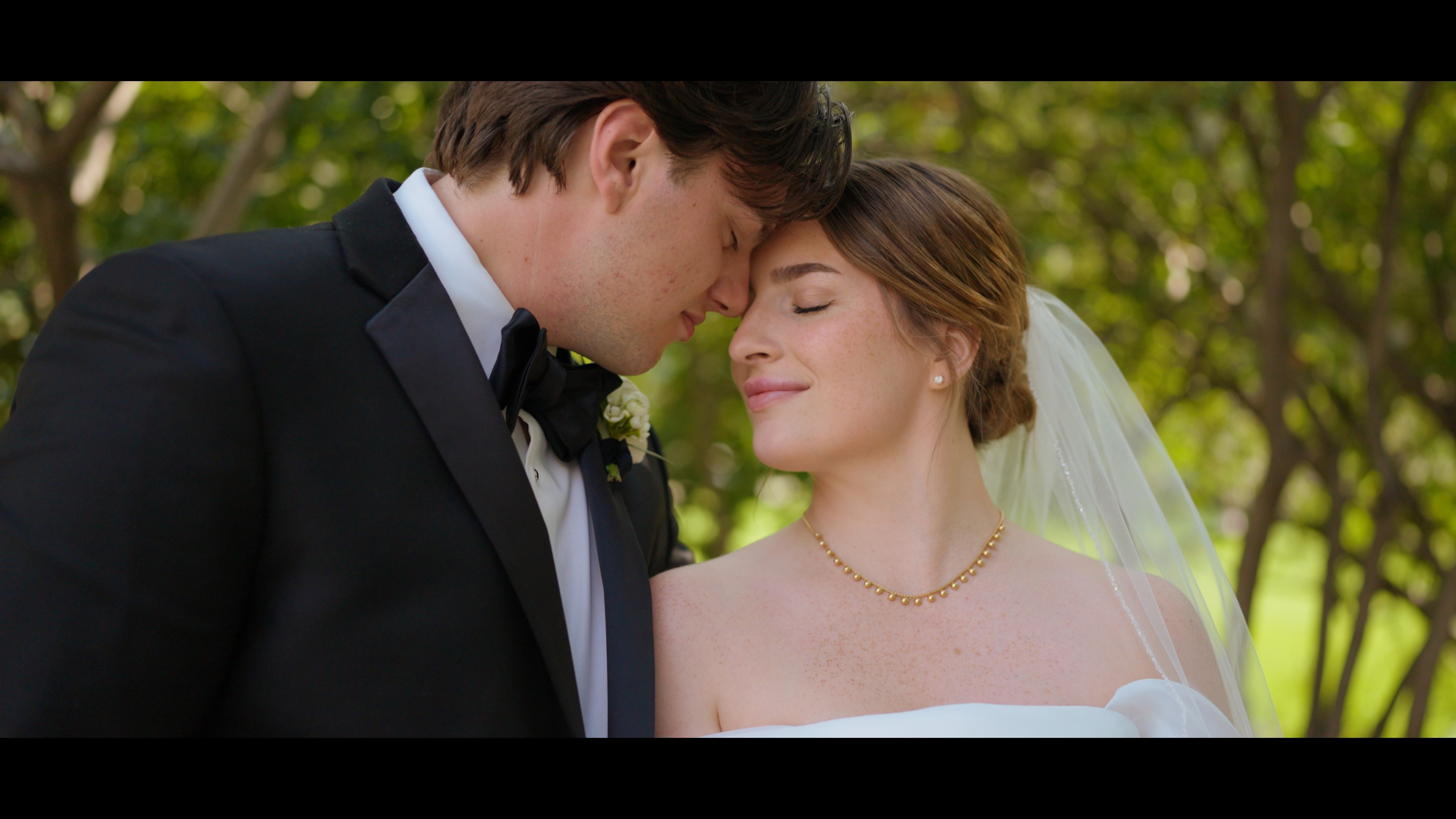 wedding ceremony couple smiling