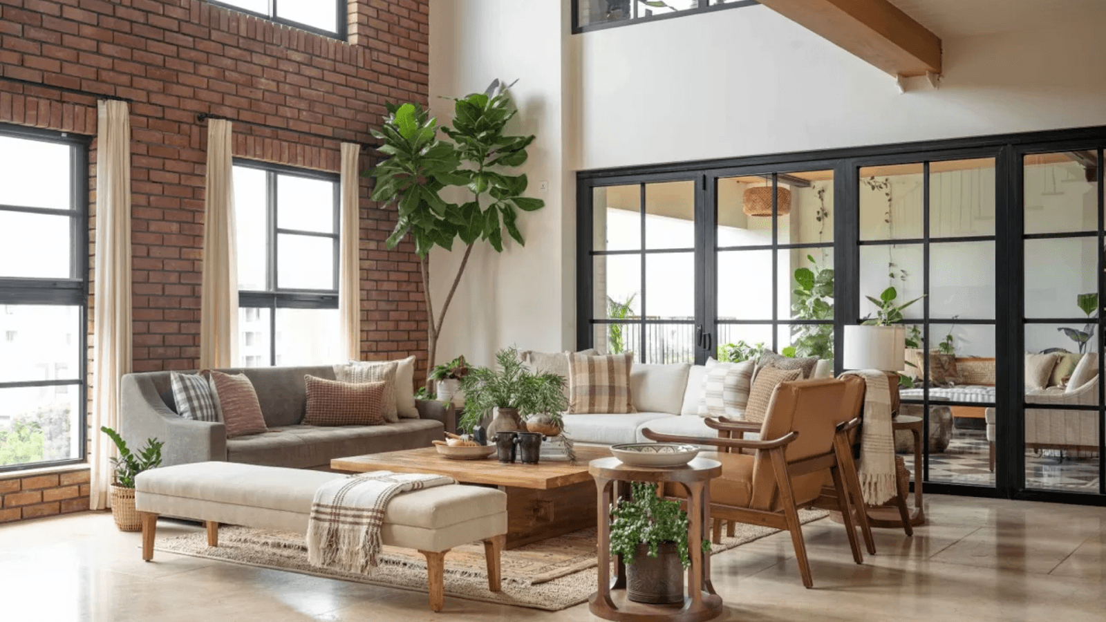 Double-Height Drama Duplex
