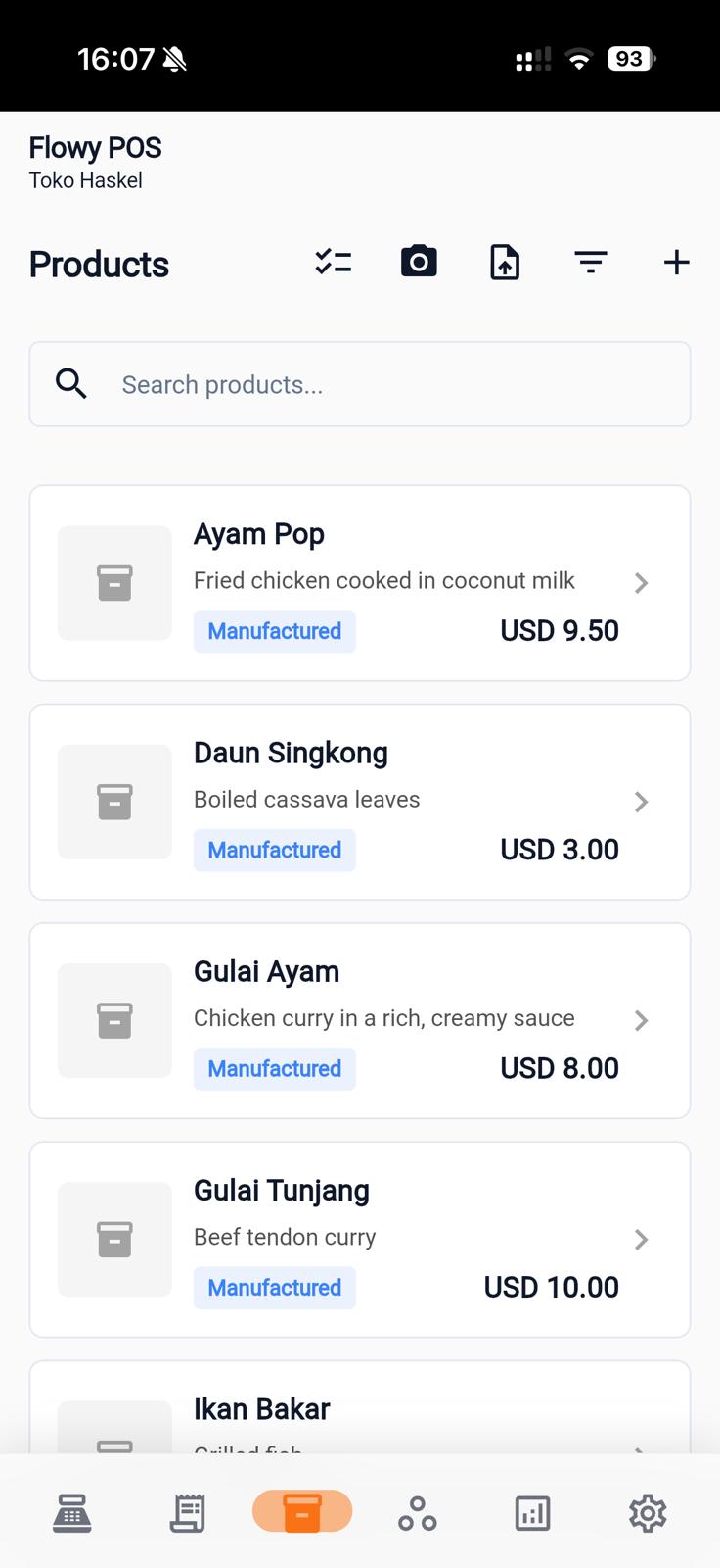 An image of Freelio's budget ui