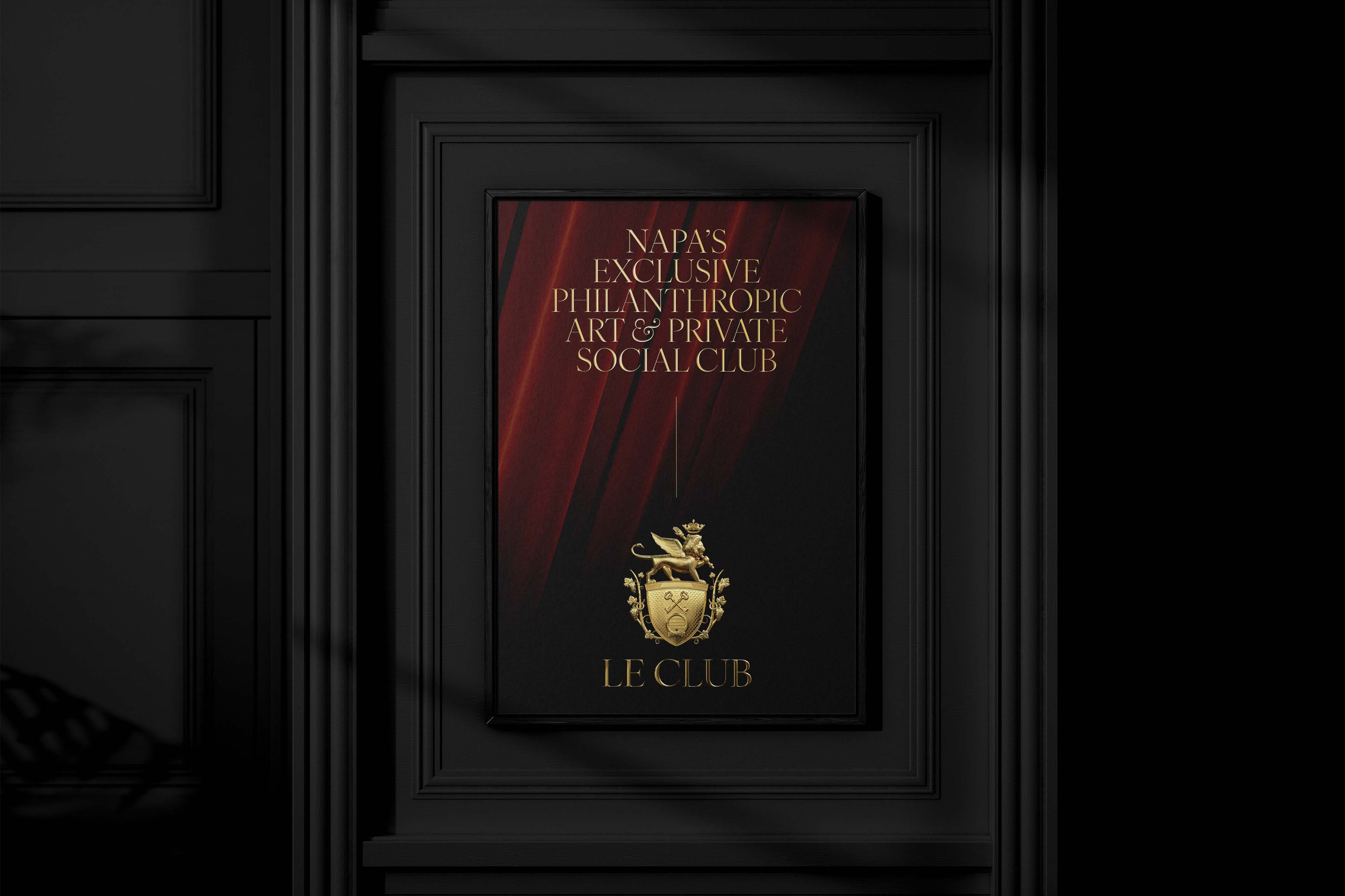 Poster design for Le Club