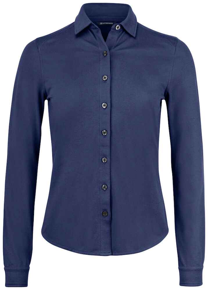 Werkhemd dames met logo — Cutter &amp; Buck Advantage Shirt Women