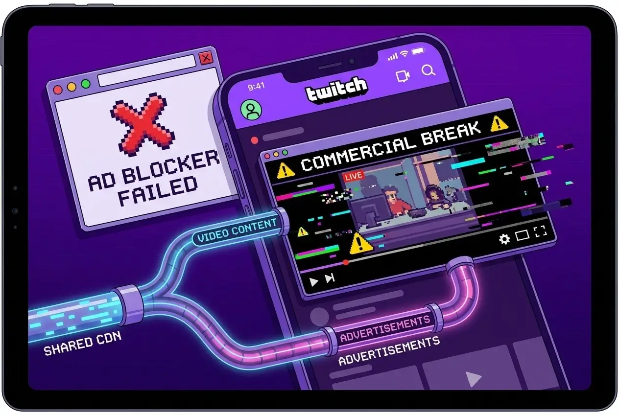 Why Twitch Ad Blockers failed