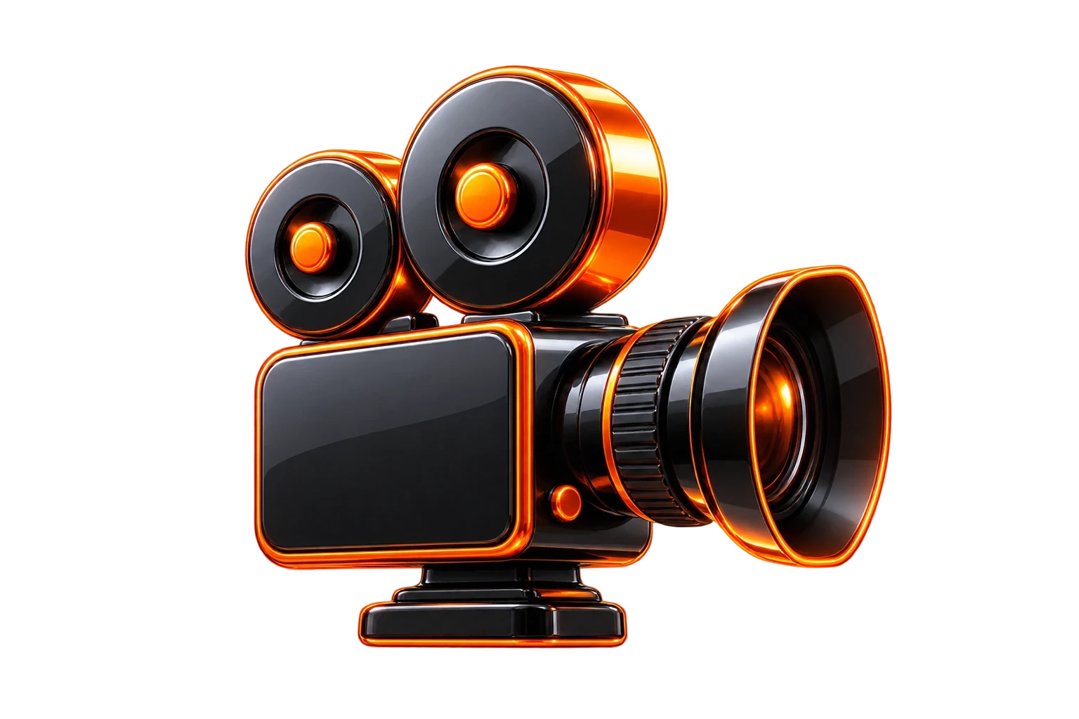 Tiktok logo in a 3d style