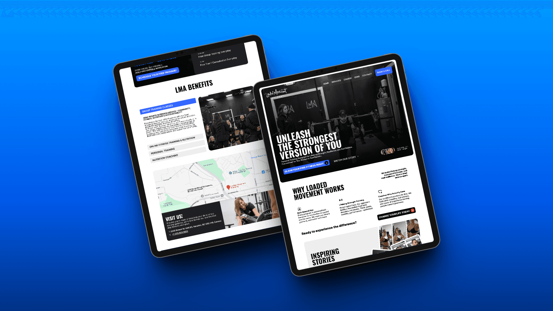 Loaded Movement Academy new website - Mindsai