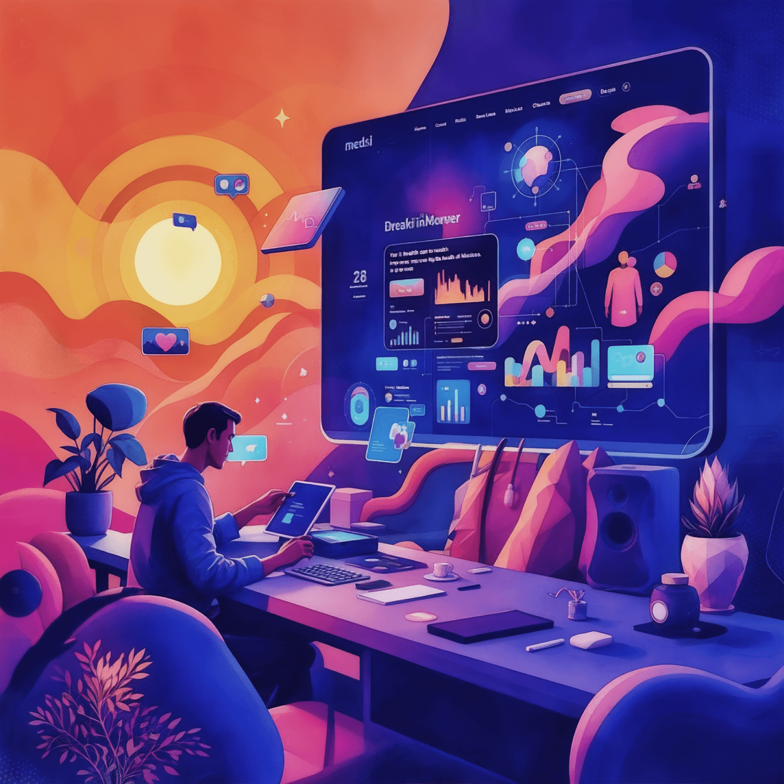 MOUSA.I. provides full service website design, including ideation, copywriting, art curation and design, newsrooms and blog posts, and other services. 