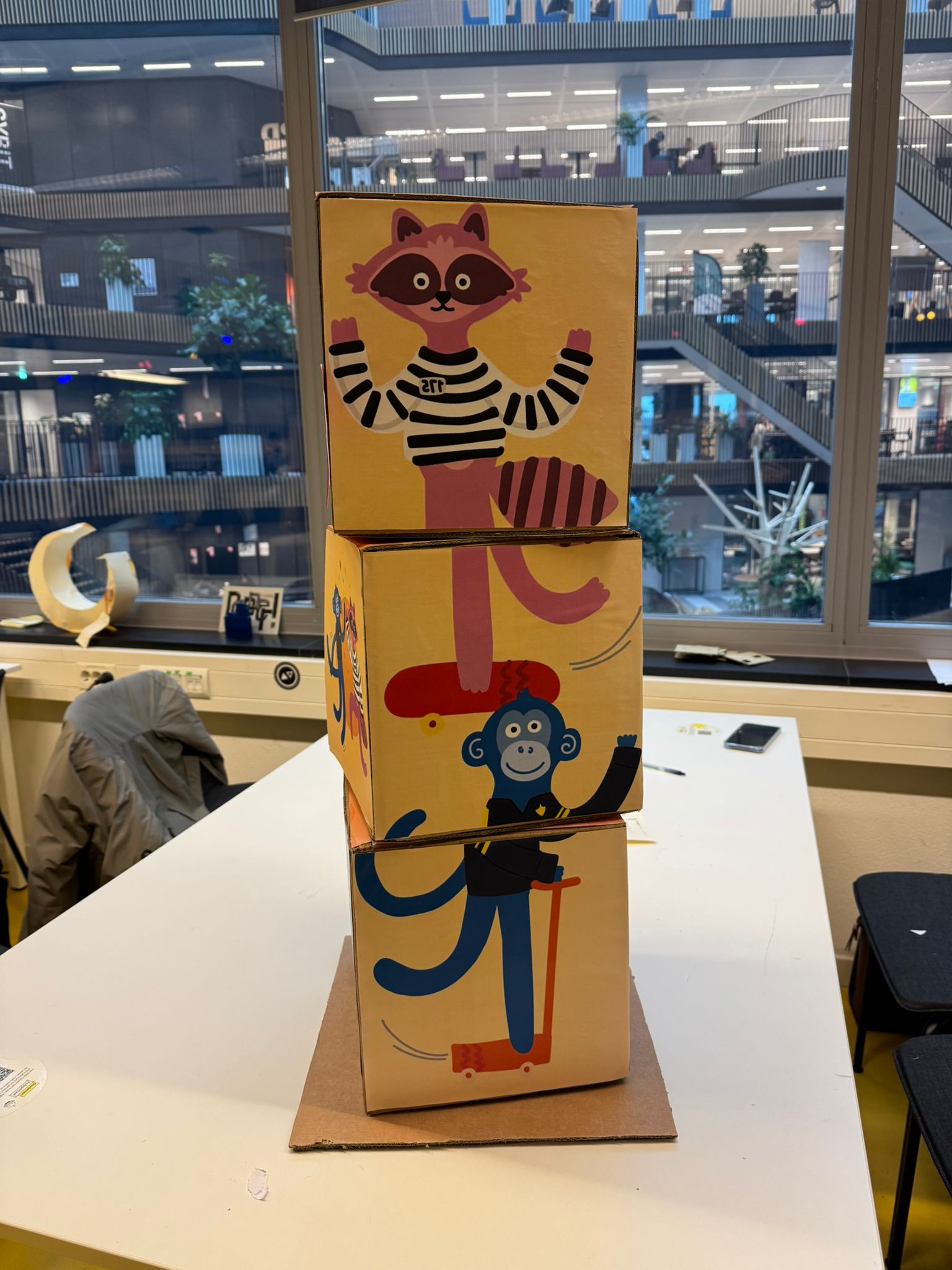Cube tower: Illustrations