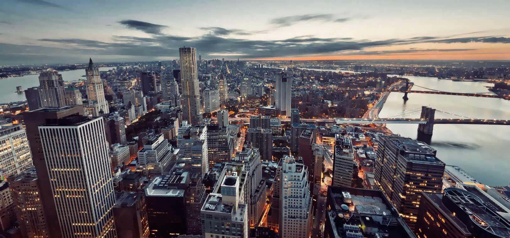 View from 70 Pine, NYC