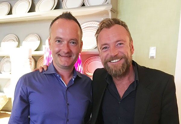 With Richard Dormer from Blue Lights