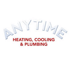 Anytime heating, cooling, and plumbing logo